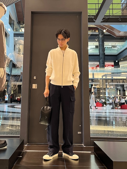 A|X アルマーニ エクスチェンジ】ジップアップニット