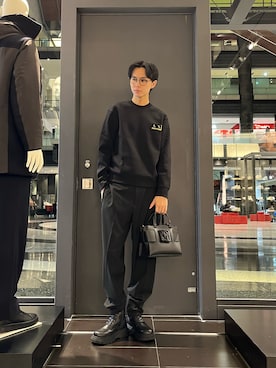 「アイテム（ハンドバッグ）」を使った、yu---sukeさん（メンズ・184cm）の秋コーディネート