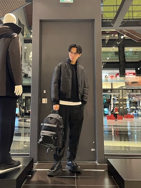 ARMANI EXCHANGEのアイテムを使った人気ファッション