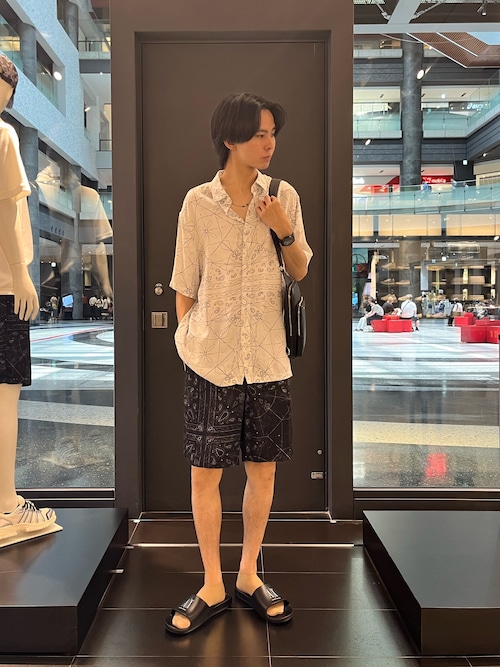 ARMANI EXCHANGE ストレートチノパンツ ベージュ/VW235 セール】【A|X アルマーニ エクスチェンジ】ペイズリープリント
