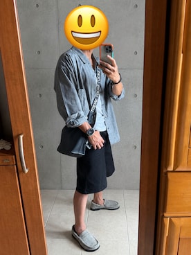 「LOEWE（ロエベ）のアイテム」を使った、tak8.hさん（メンズ・174cm）の夏コーディネート