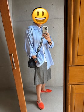 「LOEWE（ロエベ）のアイテム」を使った、tak8.hさん（メンズ・174cm）の夏コーディネート