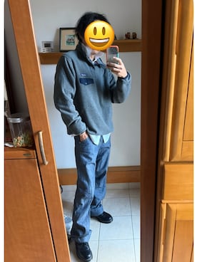 「HERMES（エルメス）のアイテム」を使った、tak8.hさん（メンズ・174cm）の冬コーディネート