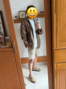 「アイテム（ナイロンジャケット）」を使った、tak8.hさん（メンズ・174cm）の春コーディネート