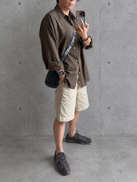 「LOEWE（ロエベ）のアイテム」を使った、tak8.hさん（メンズ・174cm）の秋コーディネート