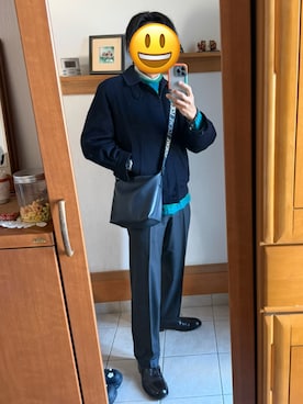 「LOEWE（ロエベ）のアイテム（バッグ）」を使った、tak8.hさん（メンズ・174cm）の春コーディネート