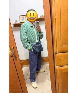 「Clarks（クラークス）のアイテム」を使った、tak8.hさん（メンズ・174cm）の春コーディネート