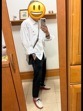 「HERMES（エルメス）のアイテム」を使った、tak8.hさん（メンズ・174cm）の春コーディネート