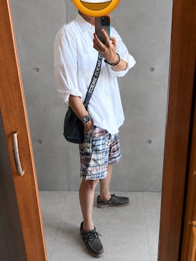 「アイテム（アクセサリー）」を使った、tak8.hさん（メンズ・174cm）の夏コーディネート