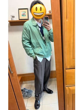 「BURBERRY（バーバリー）のアイテム」を使った、tak8.hさん（メンズ・174cm）の冬コーディネート