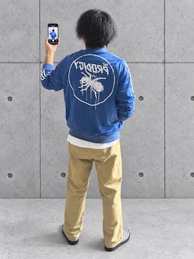 「AURALEE（オーラリー）のアイテム」を使った、tak8.hさん（メンズ・174cm）の秋コーディネート