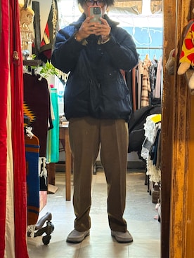 「Apple（-）のアイテム」を使った、tak8.hさん（メンズ・174cm）の冬コーディネート