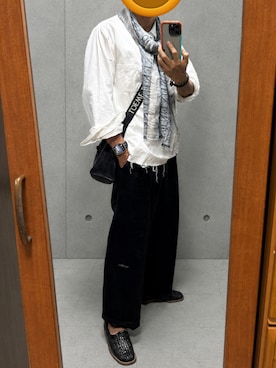 「LOEWE（ロエベ）のアイテム」を使った、tak8.hさん（メンズ・174cm）の夏コーディネート