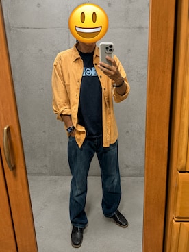 「Levi's RED（リーバイスレッド）のアイテム」を使った、tak8.hさん（メンズ・174cm）の夏コーディネート