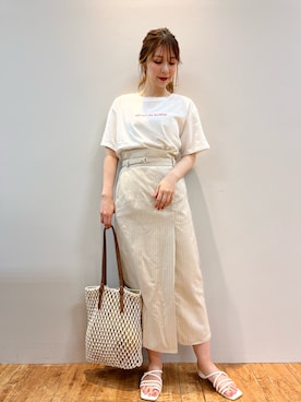 reinaさん（レディース・156cm）の夏コーディネート