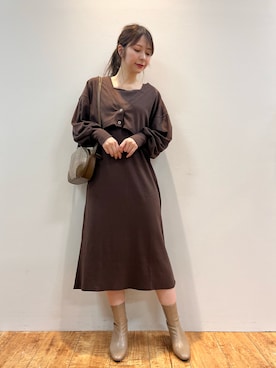 reinaさん（レディース・156cm）の秋コーディネート