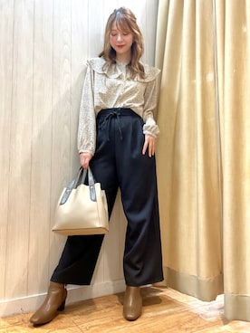 reinaさん（レディース・156cm）の秋コーディネート