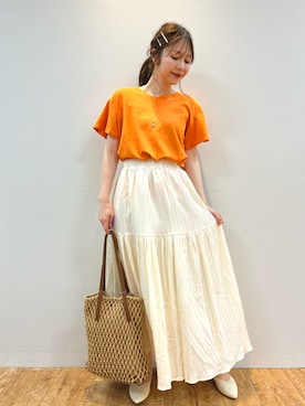 reinaさん（レディース・156cm）の夏コーディネート