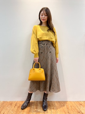 reinaさん（レディース・156cm）の秋コーディネート