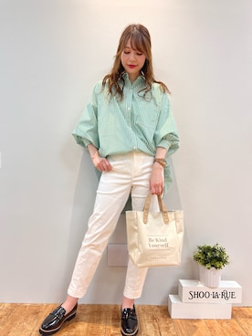 「DRESKIP（ドレスキップ）のアイテム（その他シューズ）」を使った、reinaさん（レディース・156cm）の春コーディネート