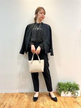 「ドレスキップ」｜「アイテム（ジャケット/アウター）」を使った、reinaさん（レディース・156cm）の冬コーディネート