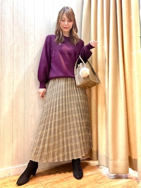 reinaさん（レディース・156cm）の冬コーディネート