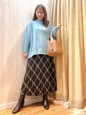 reinaさん（レディース・156cm）の冬コーディネート