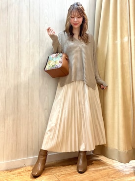 reinaさん（レディース・156cm）の秋コーディネート