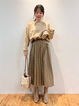 reinaさん（レディース・156cm）の秋コーディネート