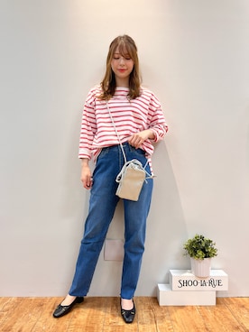 「DRESKIP（ドレスキップ）のアイテム（その他シューズ）」を使った、reinaさん（レディース・156cm）の春コーディネート