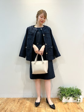 「ドレスキップ」｜「アイテム（ジャケット/アウター）」を使った、reinaさん（レディース・156cm）の冬コーディネート