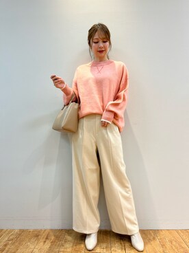 reinaさん（レディース・156cm）の冬コーディネート