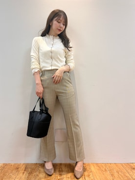 「DRESKIP（ドレスキップ）のアイテム（パンプス）」を使った、reinaさん（レディース・156cm）の秋コーディネート