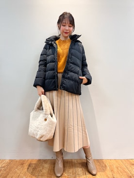 「ドレスキップ」｜「アイテム（ジャケット/アウター）」を使った、reinaさん（レディース・156cm）の秋コーディネート