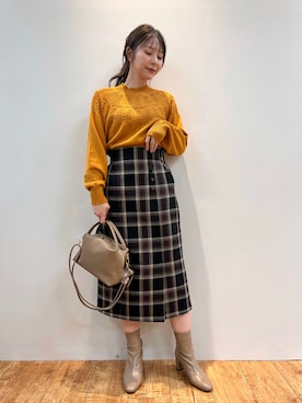 reinaさん（レディース・156cm）の秋コーディネート