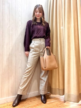 reinaさん（レディース・156cm）の冬コーディネート