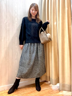 reinaさん（レディース・156cm）の冬コーディネート