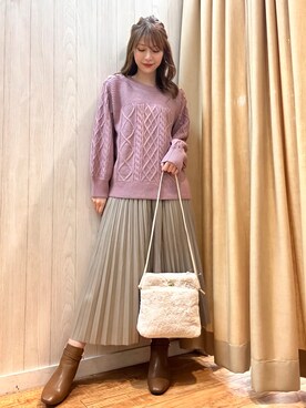 reinaさん（レディース・156cm）の秋コーディネート