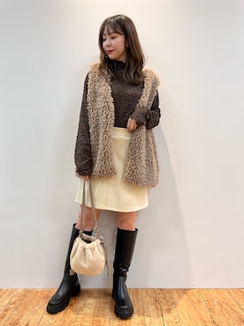 reinaさん（レディース・156cm）の秋コーディネート