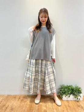 reinaさん（レディース・156cm）の春コーディネート