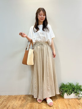 「ドレスキップ」｜reinaさん（レディース・156cm）の夏コーディネート