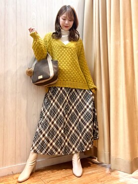 reinaさん（レディース・156cm）の冬コーディネート