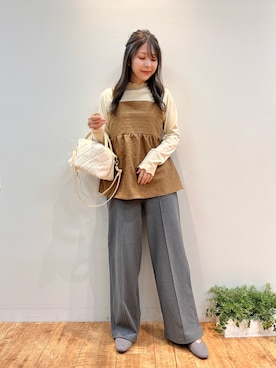 reinaさん（レディース・156cm）の冬コーディネート