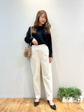 「DRESKIP（ドレスキップ）のアイテム（バッグ）」を使った、reinaさん（レディース・156cm）の冬コーディネート