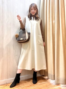 reinaさん（レディース・156cm）の冬コーディネート