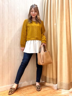 reinaさん（レディース・156cm）の冬コーディネート