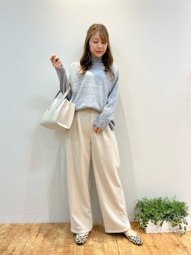 「あったかパンツ」｜reinaさん（レディース・156cm）の冬コーディネート