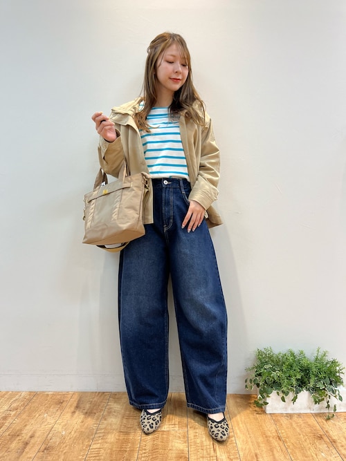 サスティナブルデニムカーブパンツ（デニムパンツ）｜DRESKIP