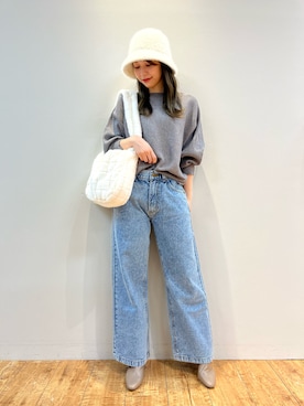 reinaさん（レディース・156cm）の秋コーディネート