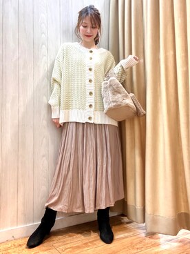 reinaさん（レディース・156cm）の冬コーディネート